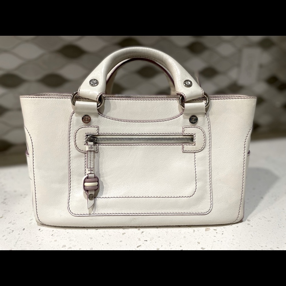 Authentic CELINE Boogie Tote Bag in White! ❤️‍🔥RARE❤️‍🔥